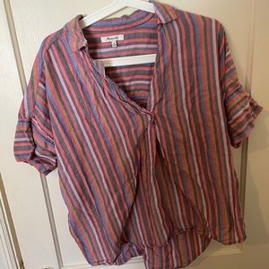 Madewell Courier Button-Back Shirt